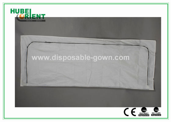 White Polypropylene / PVC Dead Disposable Body Bags For Hospital , Light Weight