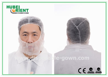 Breathable Disposable Head Cap PP Hood With Neck Protection For Keep Hygienic