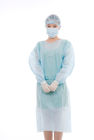 Odorless Waterproof Disposable Nonwoven Isolation Gown With Ealstic Cuffs