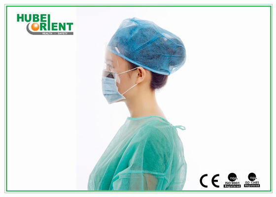 ISO9001 Earloop PP Nonwoven Disposable Protective Face Mask With Splash Visor
