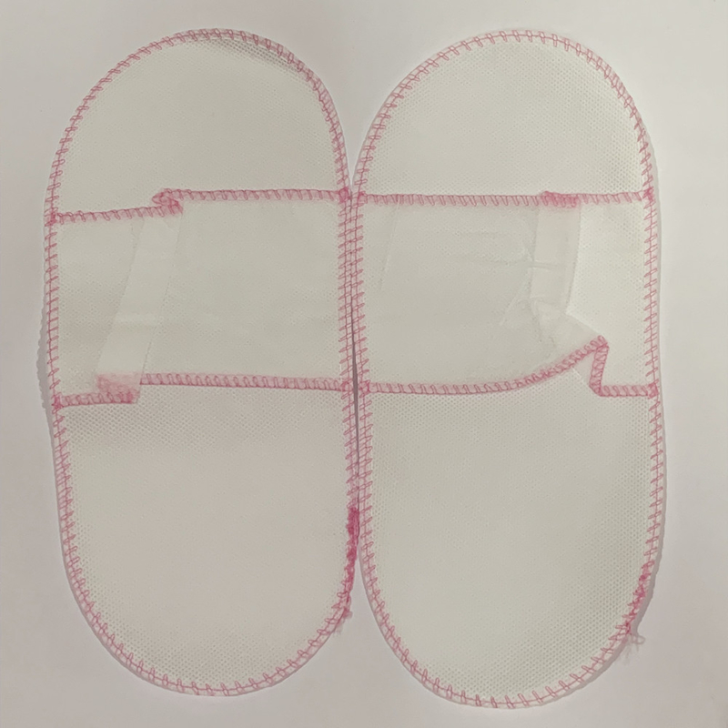 Soft Non Woven Disposable Opened Top Slippers For Hotel Home Spa Beauty Salon